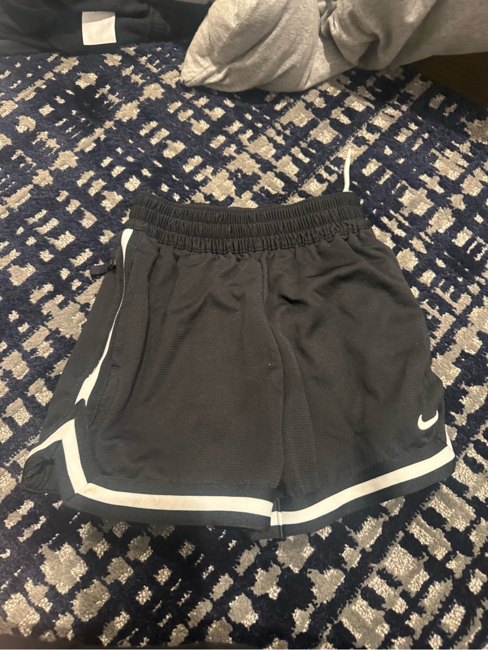 Nike Black and White Girls' Athletic Shorts
